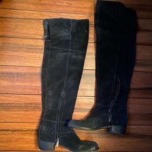 Sam Edelman knee high boots suede black size 7.5
